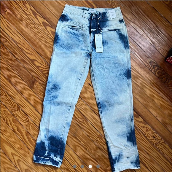 NWT CLOSED pedal pusher tie dye jeans sz 42EU (27”) - Picture 3 of 4